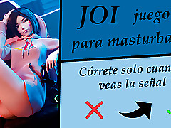 Spanish JOI hentai (interactive) - Margins y orgasmos arruinados.